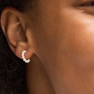 Kate Spade Tiny Twinkles Mini Pearl Mini Hoops